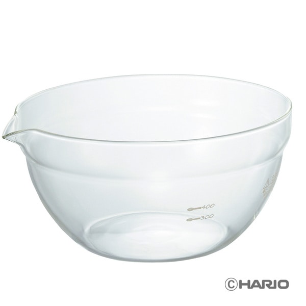 ハリオ HARIO ヴォーノキッチン 耐熱ガラス製片口ボウル800 透明 KB-80-T