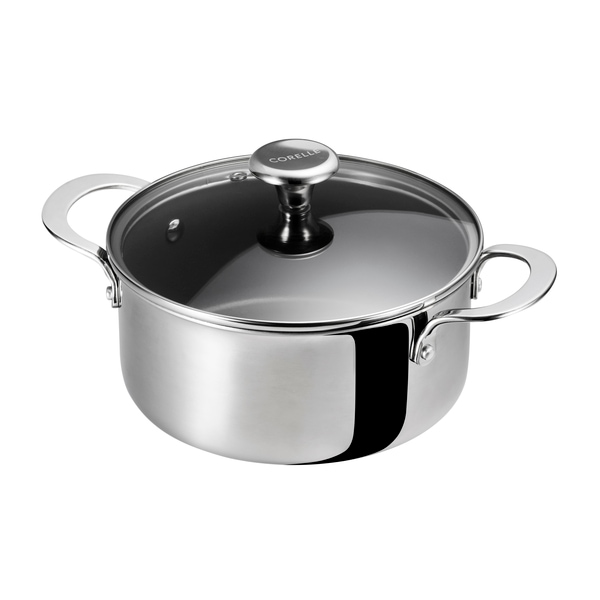 コレール CORELLE DuraNano キャセロール20cm ガラスふた付 CSC20SVWL