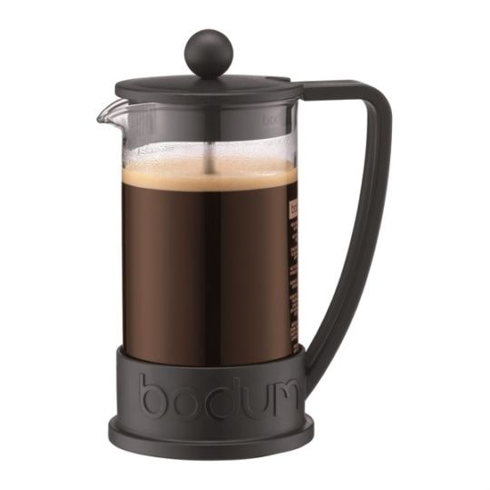 【お取り寄せ】【ロット＝6】ボダム bodum ブラジル フレンチプレスコーヒーメーカー 0.35L ブラック 10948-01