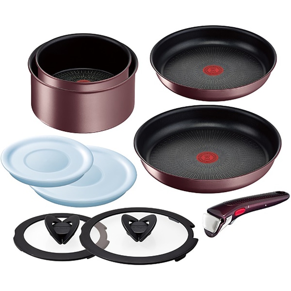 【T-falセール】ティファール T-fal インジニオ・ネオ IHマロンブラウン・アンリミテッド セット9 L38591