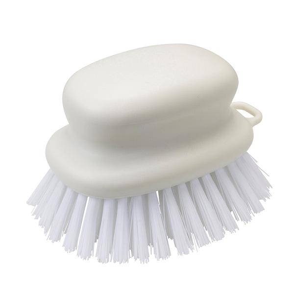 マーナ MARNA マーナのきほん 握りやすいバスブラシ ホワイト W671W