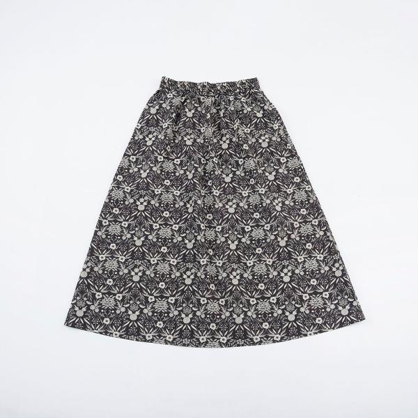 【SALE-D】ジョリジョリ Jolijoli レイニーサニーデイ プレイスカート BOTANICAL BLACK 1705802