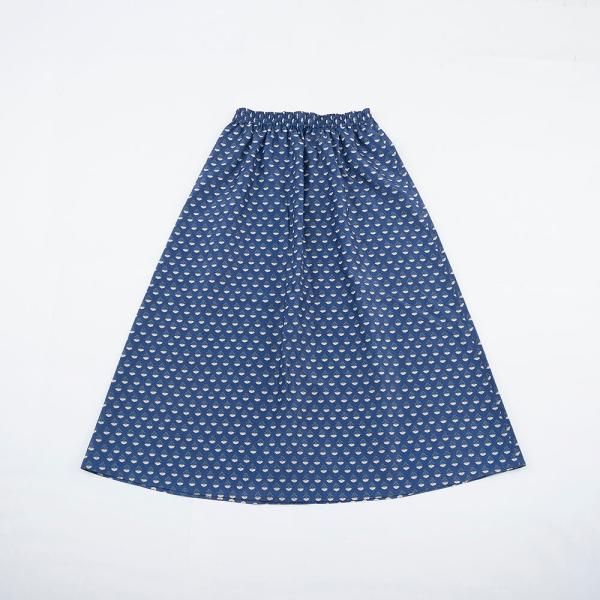 【SALE-D】ジョリジョリ Jolijoli レイニーサニーデイ プレイスカート FLORAL NAVY 1705801