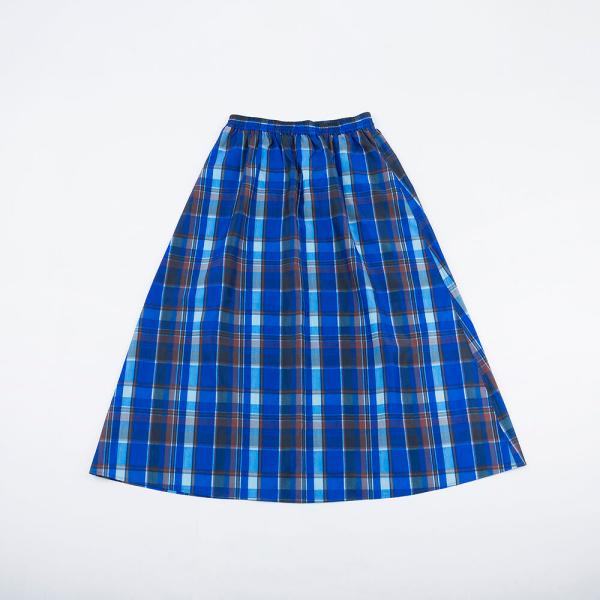 【SALE-D】ジョリジョリ Jolijoli レイニーサニーデイ プレイスカート MADRAS CHECK BLUE 1705805