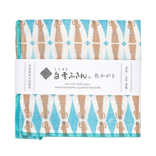 白雪ふきん 色かがり ハニワ ブルー 1702