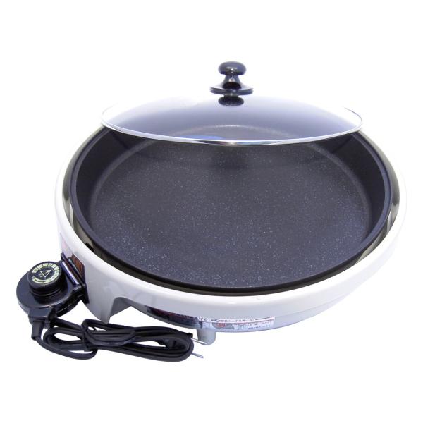 【お取り寄せ】【ロット：12】杉山金属 マーブルホットプレート・深型 KS-2728