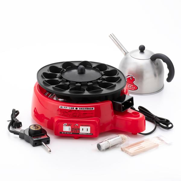 【お取り寄せ】【ロット：8】杉山金属 たこ焼き工場 トントン KS-2614