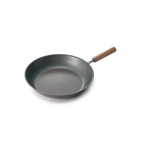 【お取り寄せ】【ロット：32】杉山金属 真・匠味 鉄フライパン28cm KS-9008