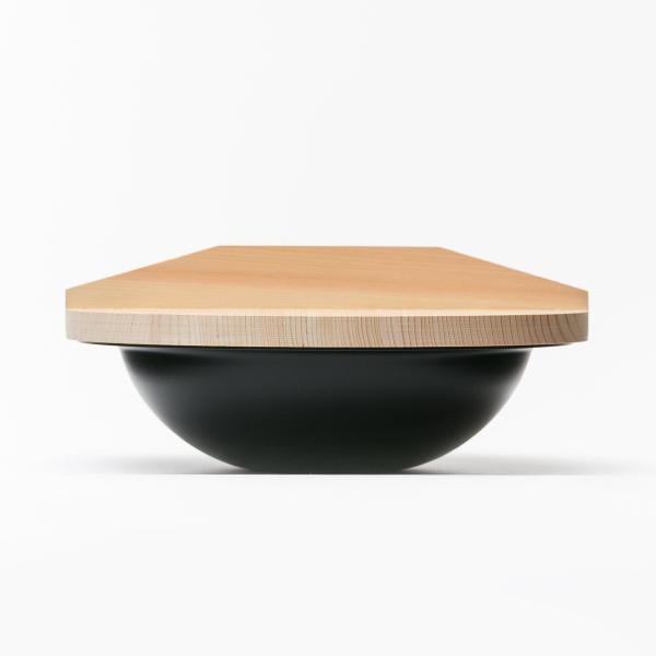 ヘゲ HEGE Ф280直火鍋 1.0 (木蓋付) ブラックHEGE0103