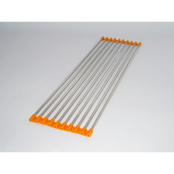 【お取り寄せ】【ロット：24】杉山金属 スノコロロ 10本組 オレンジ KS-2763