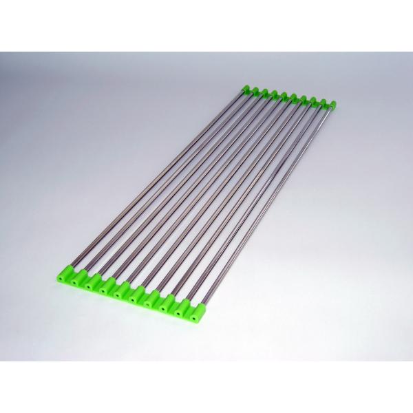 【お取り寄せ】【ロット：24】杉山金属 スノコロロ 10本組 グリーン KS-2765