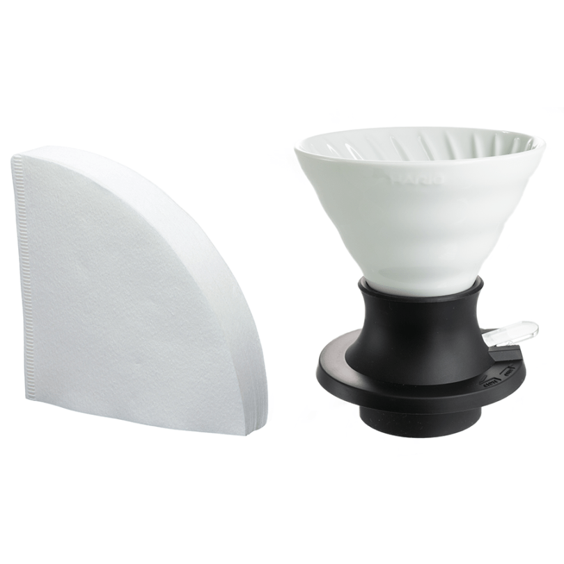 【お取り寄せ】ハリオ HARIO 浸漬式セラミックドリッパー スイッチ ホワイト SSDC-200-W