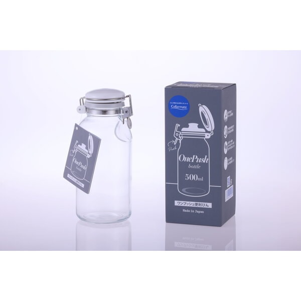 SEISHO 星硝 セラーメイト 便利びん ワンプッシュ便利びん 500ml 302035
