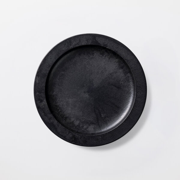 ■エイラス ARAS ヒートコレクション 丸皿大 ブラック A_46BK