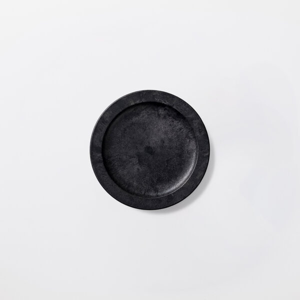 ■エイラス ARAS ヒートコレクション 丸皿小 ブラック A_44BK