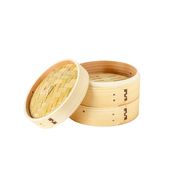 【お取り寄せ】【ロット=20】サンダーグループ Thunder Group せいろ 18cm 2段セット シート20枚付 WDSTM018S3