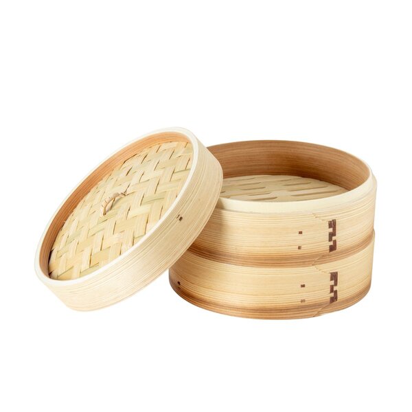 【お取り寄せ】【ロット=20】サンダーグループ Thunder Group せいろ 21cm 2段セット シート20枚付 WDSTM021S3