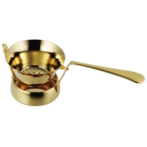 【お取り寄せ】青芳 カジュアルプロダクト CASUAL PRODUCT オールドイングリッシュ ティーストレーナー ゴールド 510687