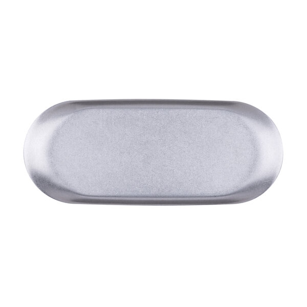 【お取り寄せ】青芳 ヴィンテージイノックス VINTAGE INOX オーバルキャッシュトレー L 065217