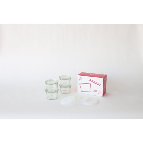 【お取り寄せ】【ロット=2】WECK ウェック HOME SET MOLD 170mlx4 WE-S226