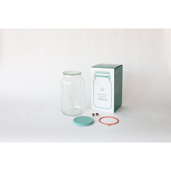 【お取り寄せ】【ロット=2】WECK ウェック HOME SET STRAIGHT 3250ml WE-S229