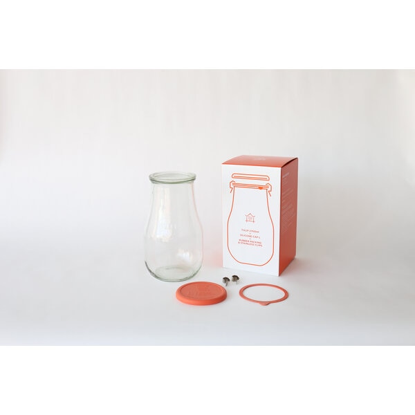 【お取り寄せ】【ロット=2】WECK ウェック HOME SET TULIP 2700ml WE-S230