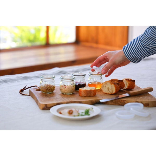 【お取り寄せ】【ロット=3】WECK ウェック HOME SET MINI TULIPx4 Clear WE-S234CL