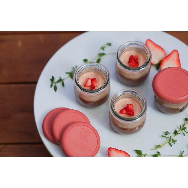 【お取り寄せ】【ロット=3】WECK ウェック HOME SET MINI TULIPx4 Rose WE-S234RO