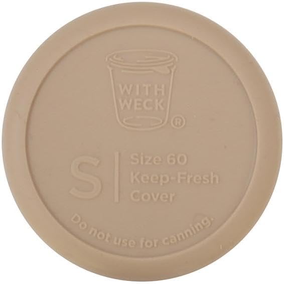 【お取り寄せ】【ロット=5】WITH WECK ウェック SILICONE CAP S Beige WW-020BE