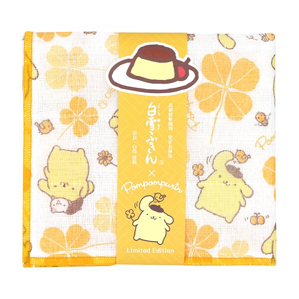 白雪ふきん 白雪友禅ふきん ポムポムプリン 2484