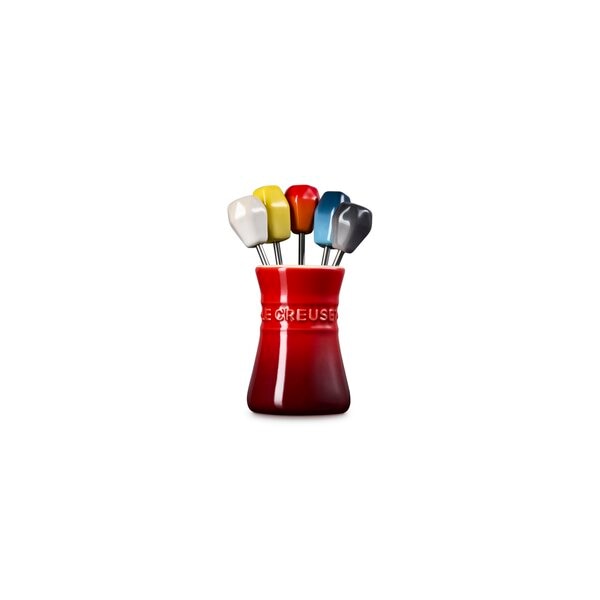 【もんちっち】ルクルーゼスノーリング　キャンドルホルダー　ベル　2色セット ル・クルーゼ LE CREUSET フード・ピック・セット レインボー