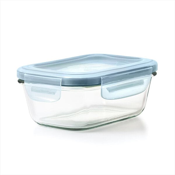 オクソー OXO スマートシールコンテナ(ガラス) レクタングル - 380ml ブルー 11436900