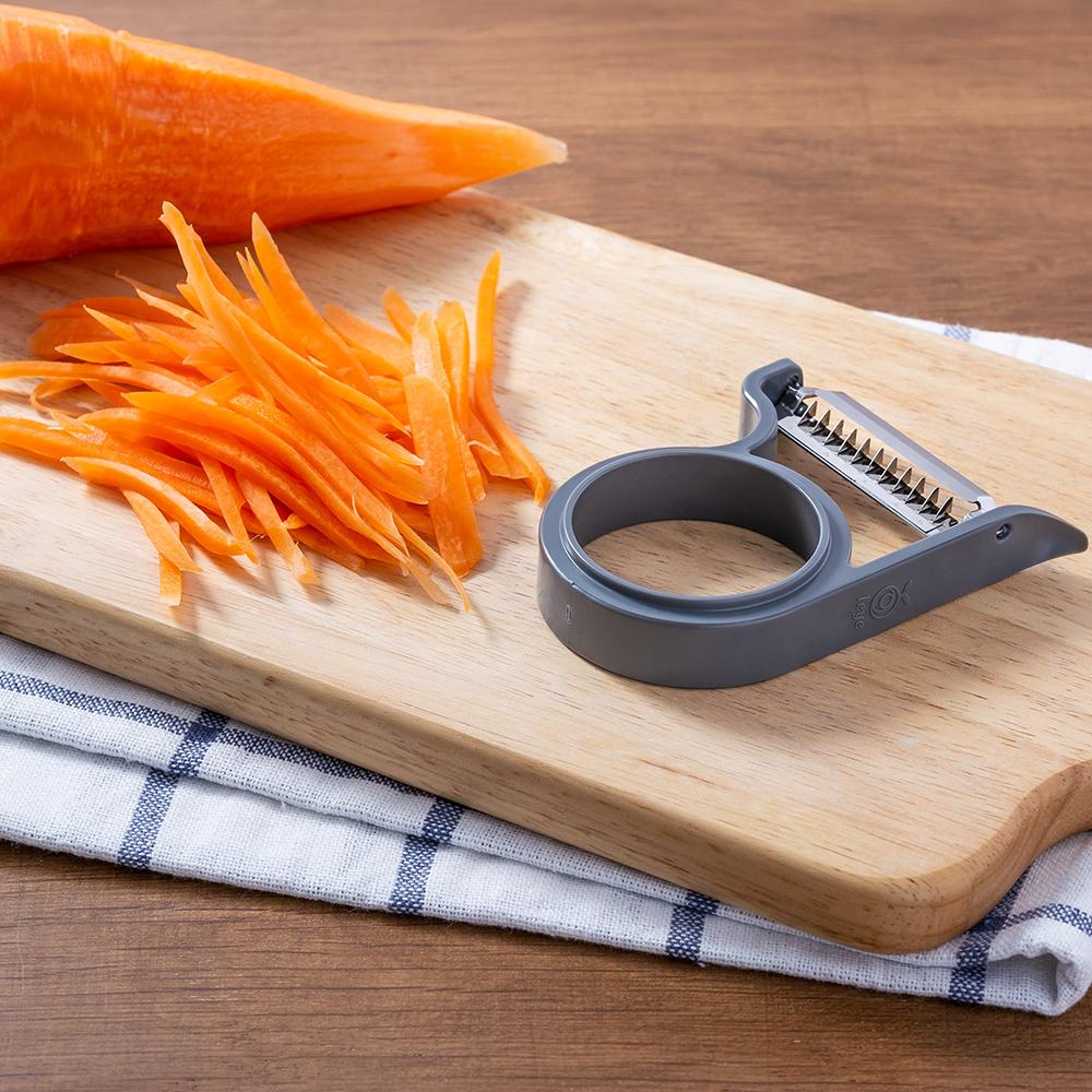 オークス レイエ AUX leye 軽い力でスーッと切れる千切りピーラー LS1577