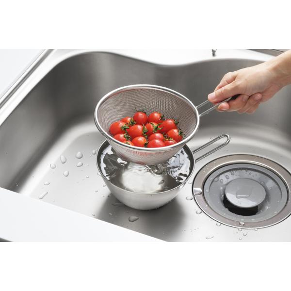 アンド and ステンレス手付きストレーナー16cm深型 AN0224