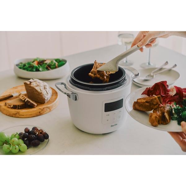 Re・De Pot (リデポット) 電気圧力鍋 2L ホワイト EPC01A-20WT | 卸