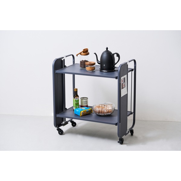 サンロクゴメソッド 365methods HOME DECOR フォールディングトローリー グレー WK280087