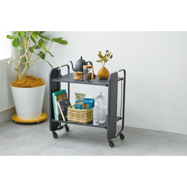 サンロクゴメソッド 365methods HOME DECOR フォールディングトローリー グレー WK280087