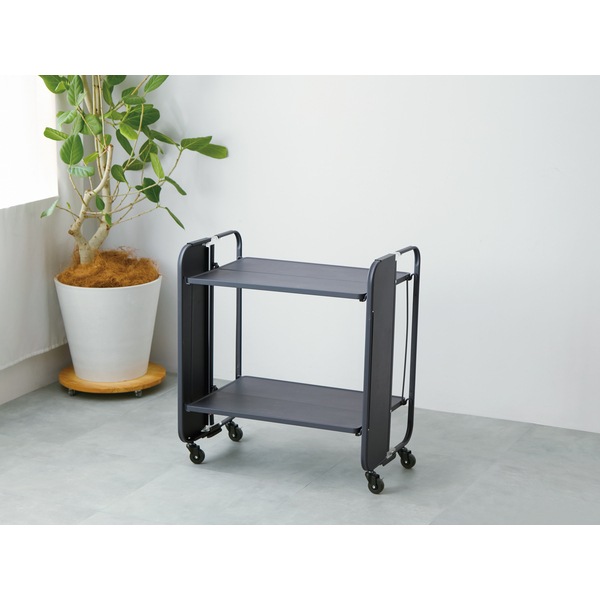 サンロクゴメソッド 365methods HOME DECOR フォールディングトローリー グレー WK280087