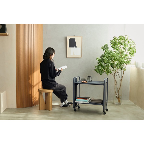 サンロクゴメソッド 365methods HOME DECOR フォールディングトローリー グレー WK280087