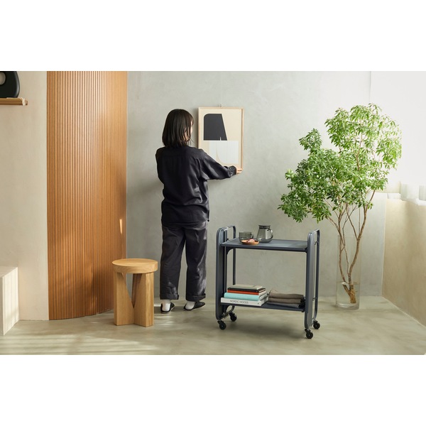 サンロクゴメソッド 365methods HOME DECOR フォールディングトローリー グレー WK280087