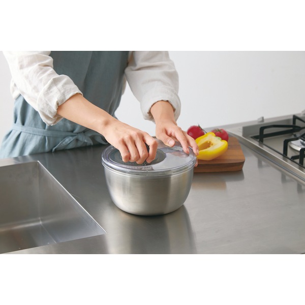 サンロクゴメソッド 365methods ステンレスサラダスピナー シルバー 4549351863545