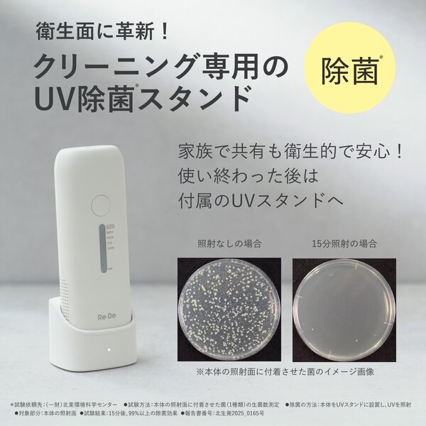 リデ Re・De Duo Clear IPL 光美容器 BR01A-WT