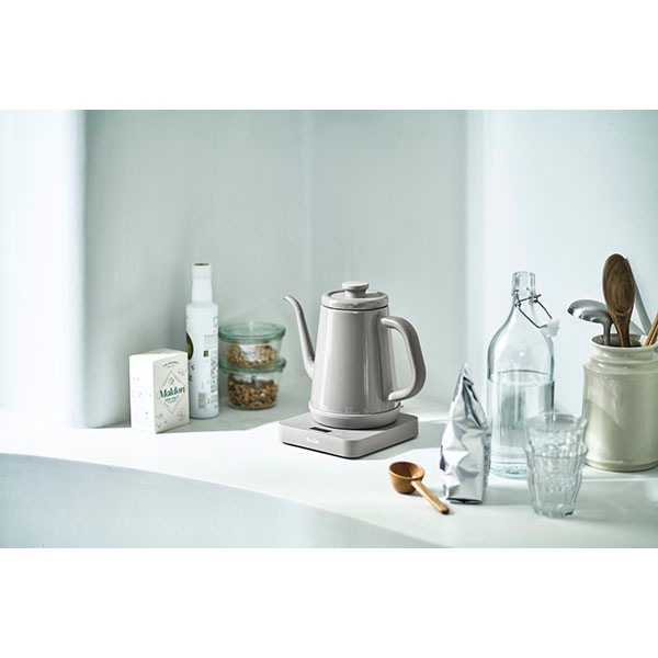 【お取り寄せ】【ロット＝12】Re･De Kettle (リデケトル)  温度調節電気ケトル 1L ヒュッゲグレー　RD-K002HG