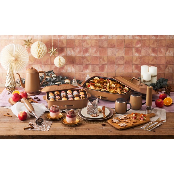 BRUNO コンパクトホットプレート ジンジャーブラウン