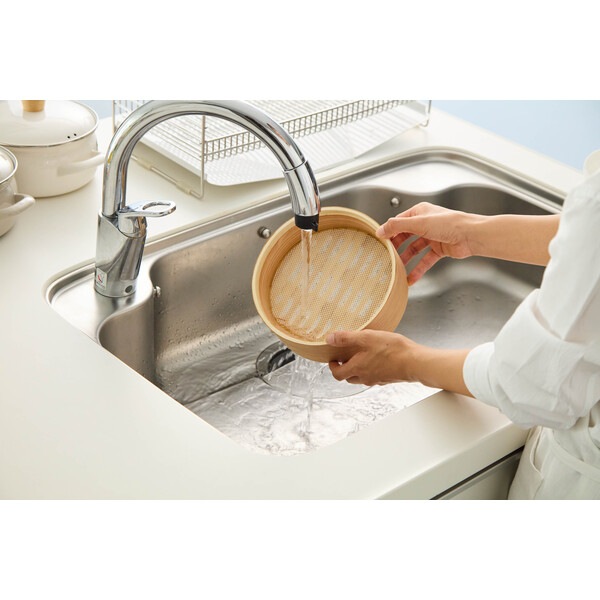 富士ホーロー せいろ付きホーロー鍋20cm グレージュ SER-20W.GG