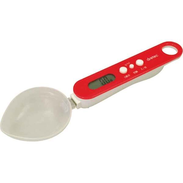 【お取り寄せ】【ロット=30】ドリテック dretec スプーンスケール レッド PS-032RD