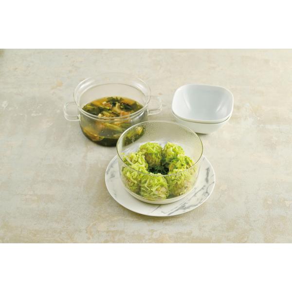 ハリオ HARIO 「ガラスのある生活」 ガラスのせいろ蒸し器 クリア GSM-2-OW