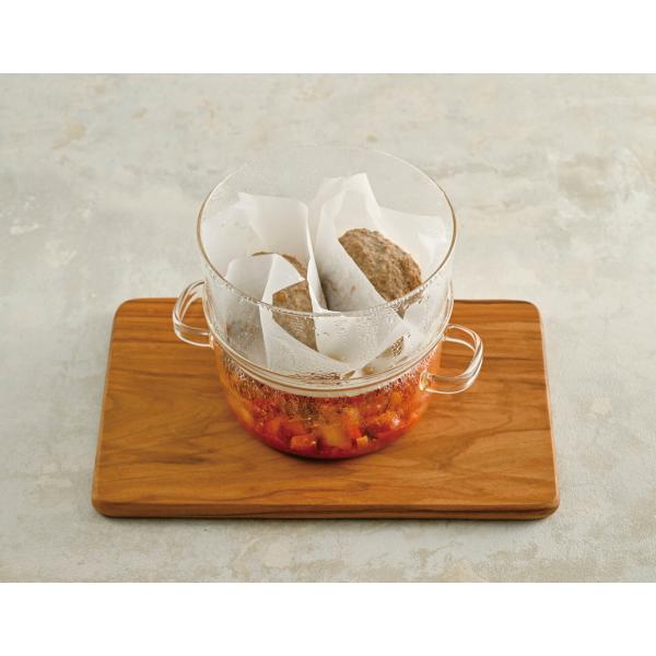 ハリオ HARIO 「ガラスのある生活」 ガラスのせいろ蒸し器 クリア GSM-2-OW