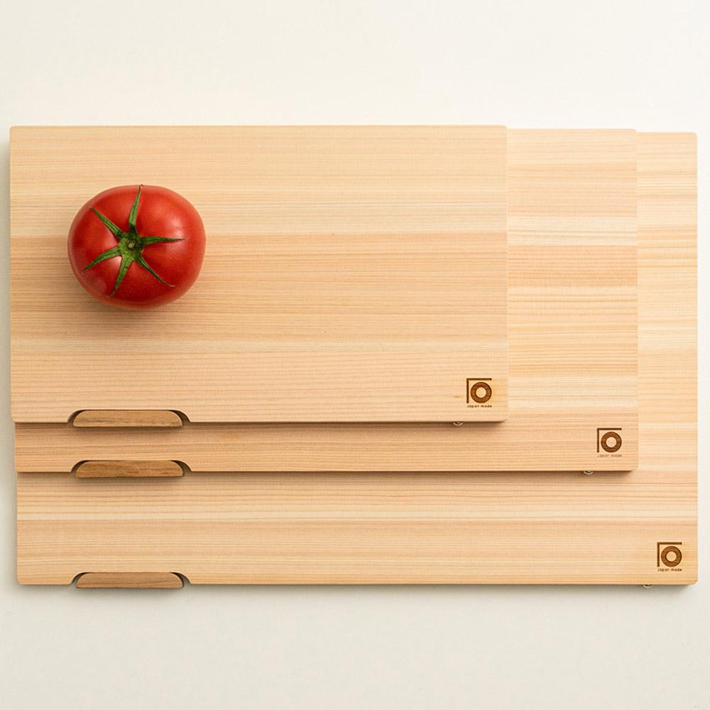 にちにち道具 四万十ひのきのスタンド付まな板 L 28x1.3cm