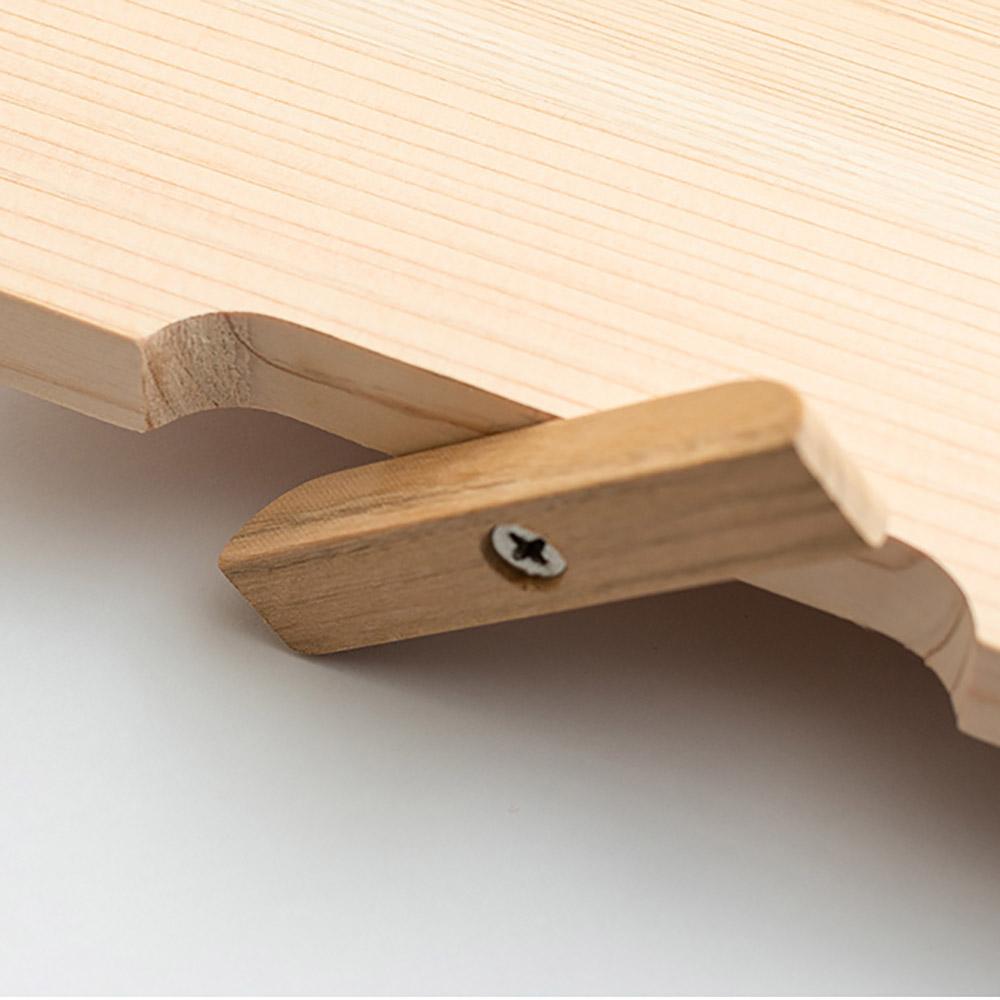 にちにち道具 四万十ひのきのスタンド付まな板 L 28x1.3cm